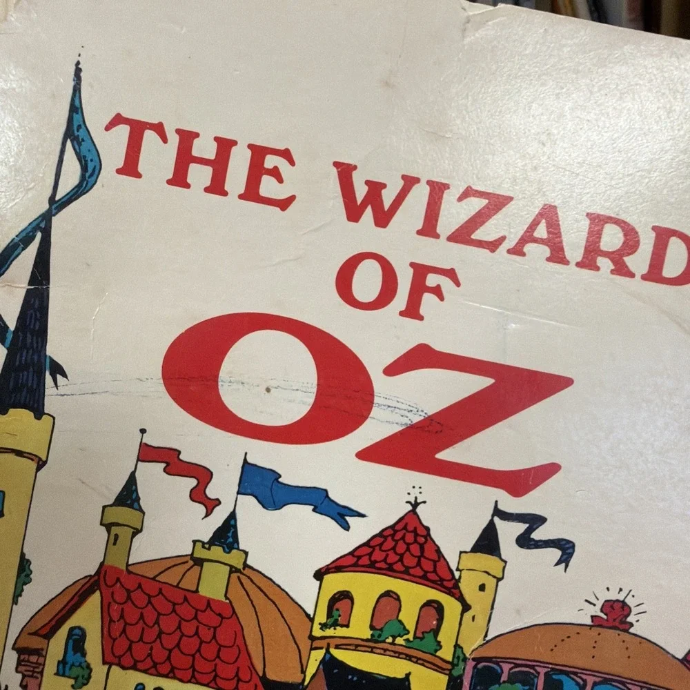 Vintage 1970 The Wizard Of Oz Book Paperback Childrens Educational Reading Serv
